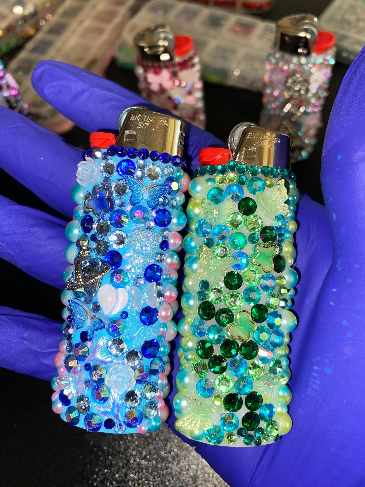(SC) Custom Bling Lighters