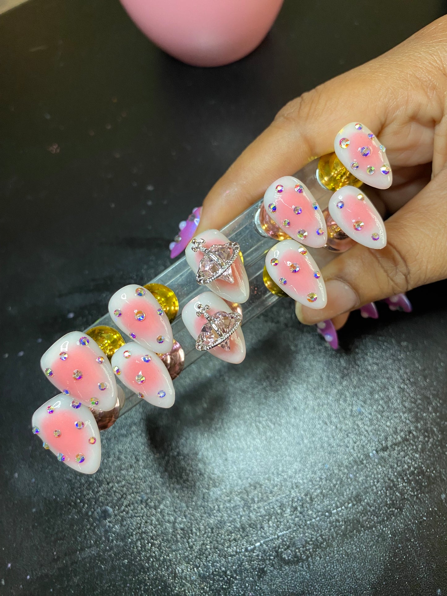 (SB) Custom Press on Nails (Free Hand Only)