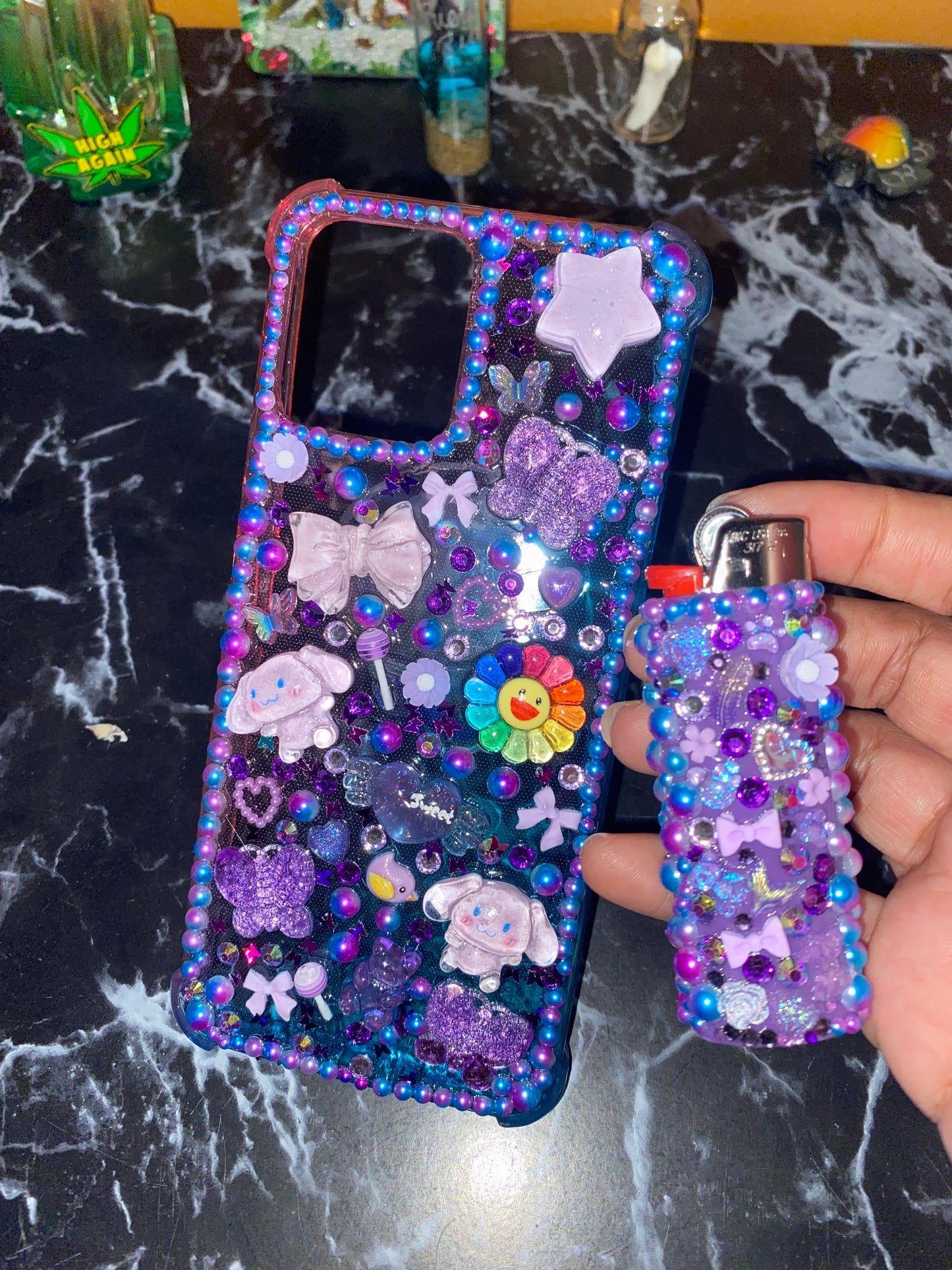 (SC) Phone Case and Lighter Set