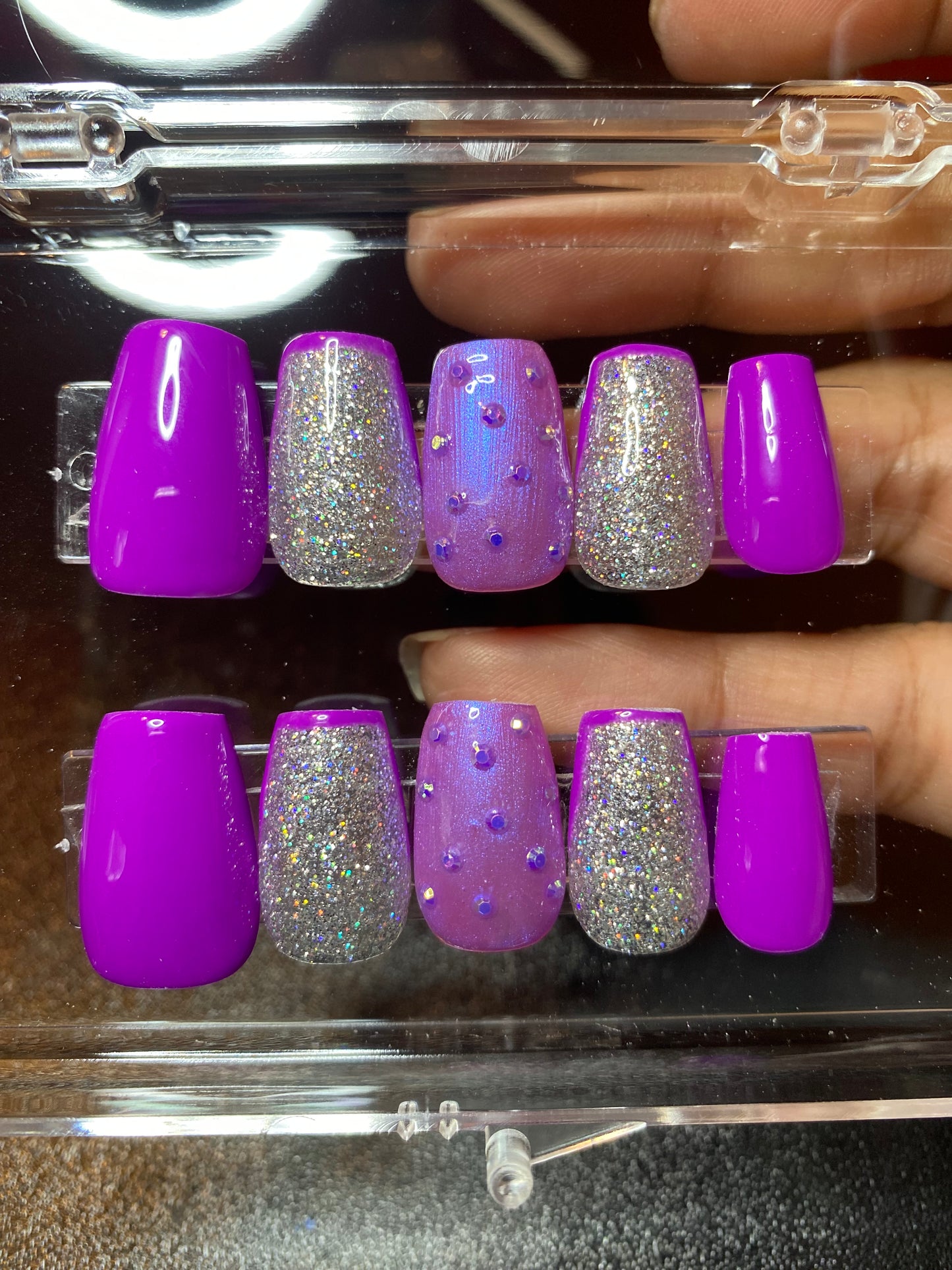 (SB) Custom Press on Nails (Free Hand Only)