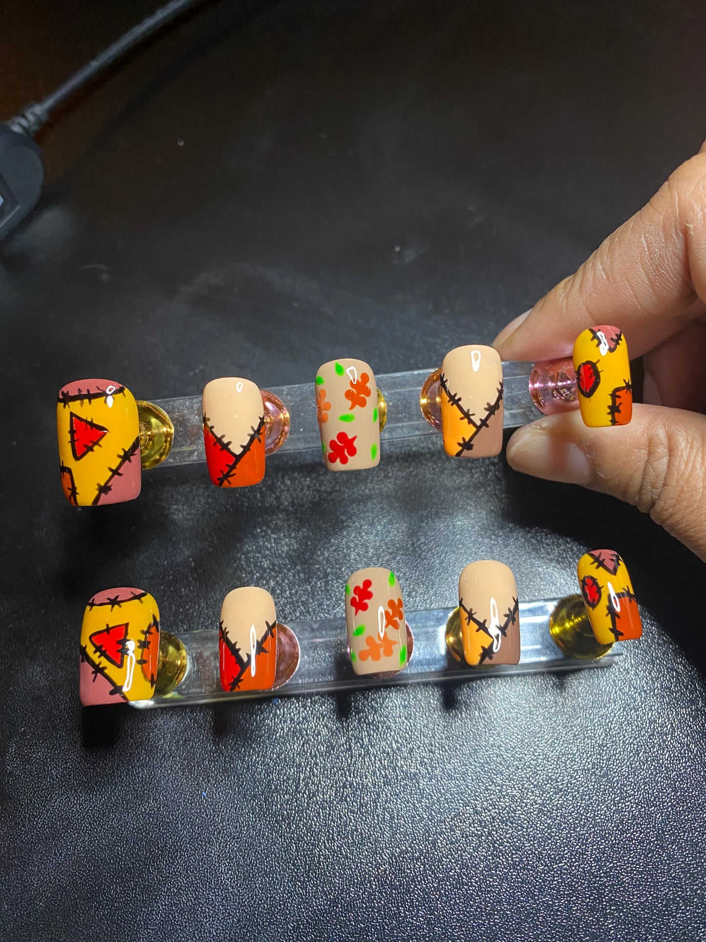 (SB) Custom Press on Nails (Free Hand Only)