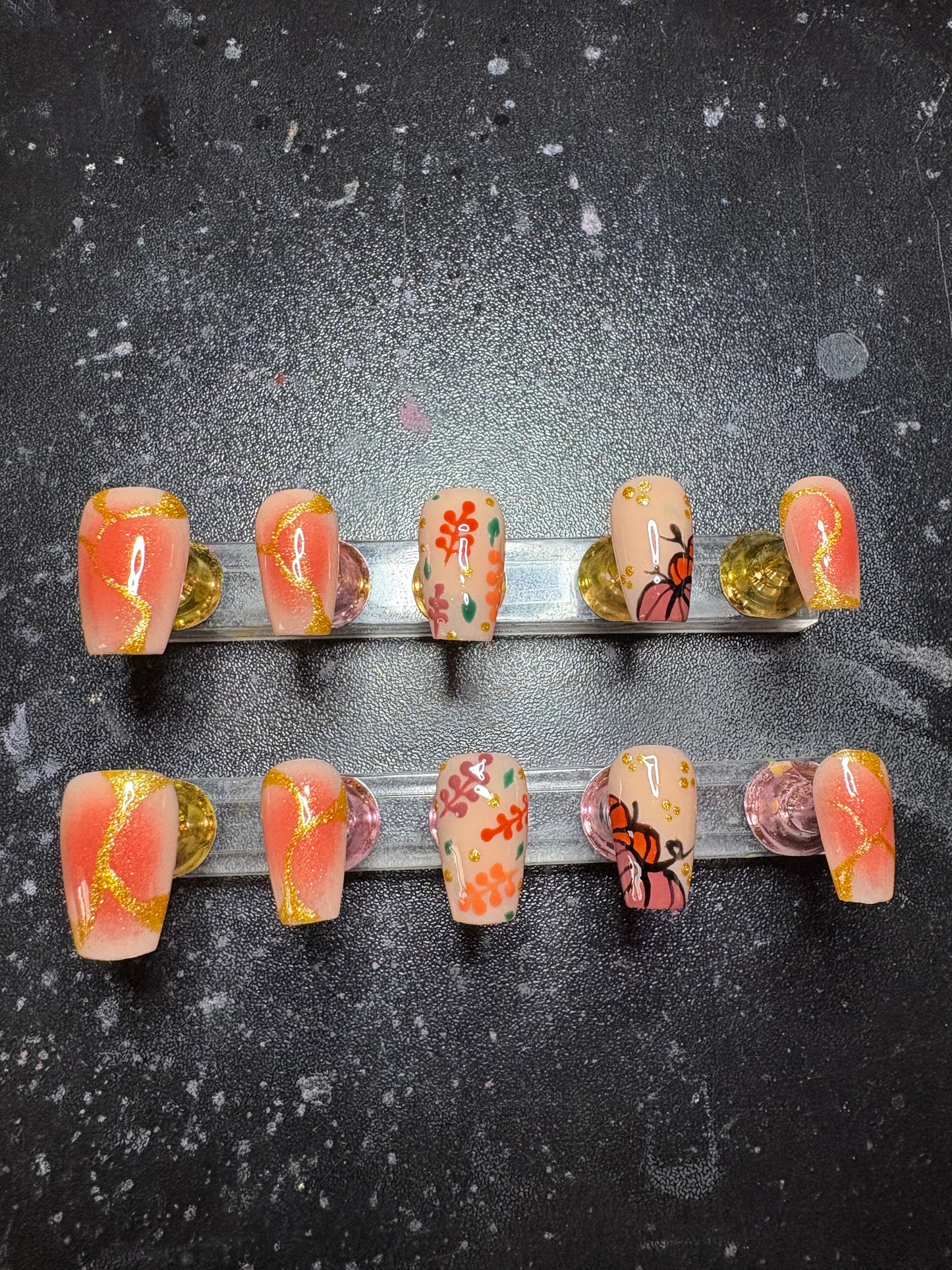 (SB) Custom Press on Nails (Free Hand Only)